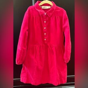Pink Long Sleeve Corduroy Dress Size 7/8 by Vineyard Vines